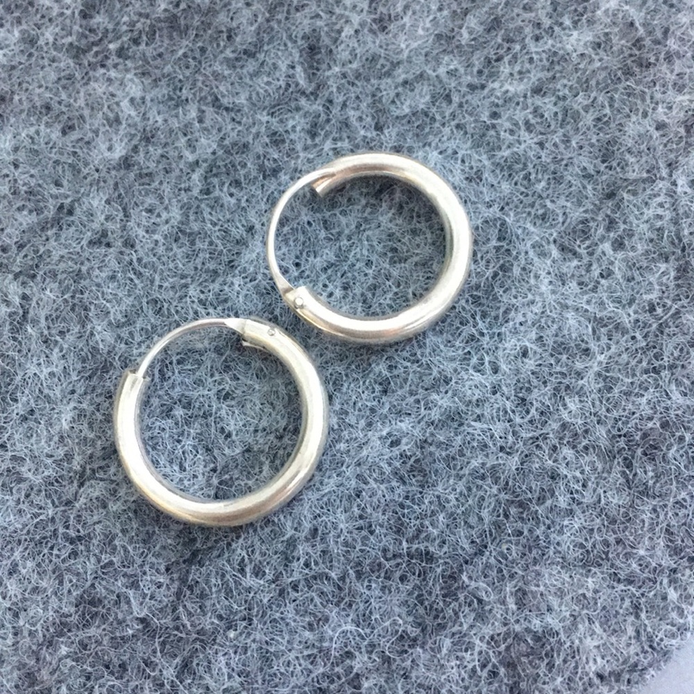 Sterling Silver hoop earrings